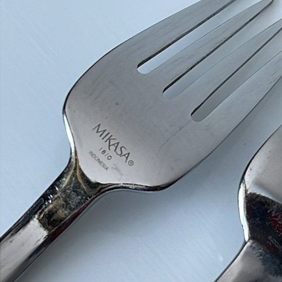 Mikasa Zena Set of 5 Modern Stainless Steel Glossy Table Place Setting - Picture 5 of 10